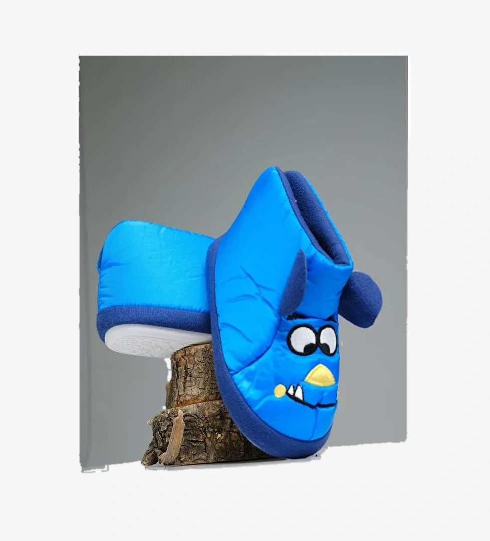 Karakter Nakışlı Kaydırmaz Taban Termal Isı Kreş Ev Okul Ayakkabısı Bebek Çocuk Panduf Ev Botu