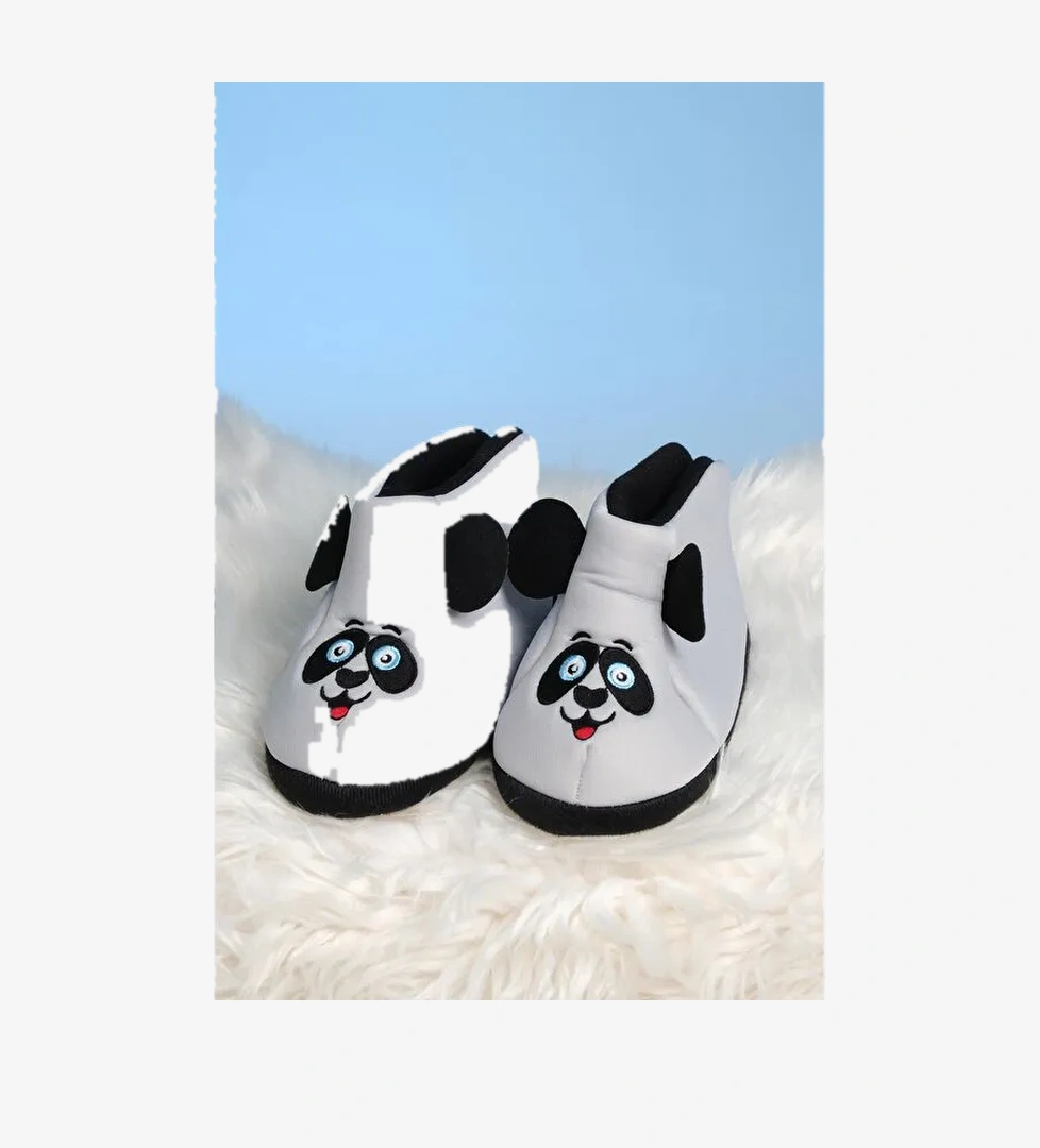 Karakter Nakışlı Kaydırmaz Taban Termal Isı Kreş Ev Okul Ayakkabısı Bebek Çocuk Panduf Ev Botu