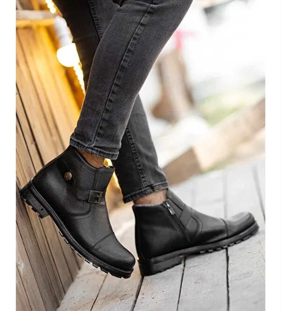 D1324 Soğuk Geçirmez Erkek Bot - Görsel 1