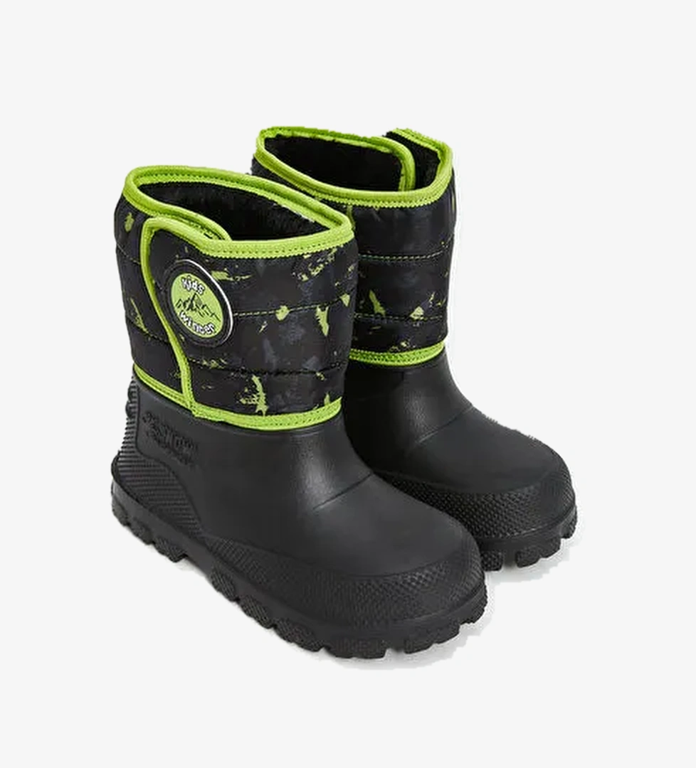 Cırt Cırtlı Baskılı Erkek Bebek Bot - Görsel 1