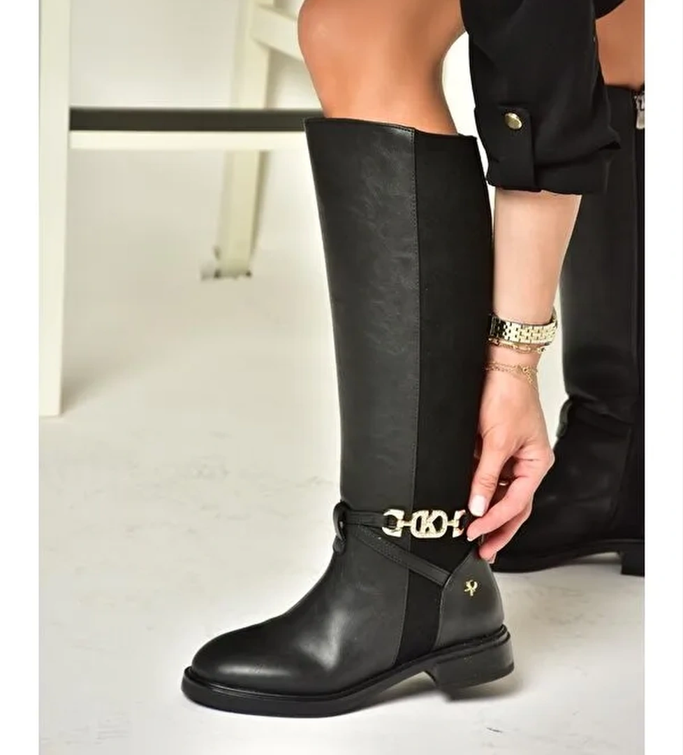 T9730009 Siyah Kadın Çizme