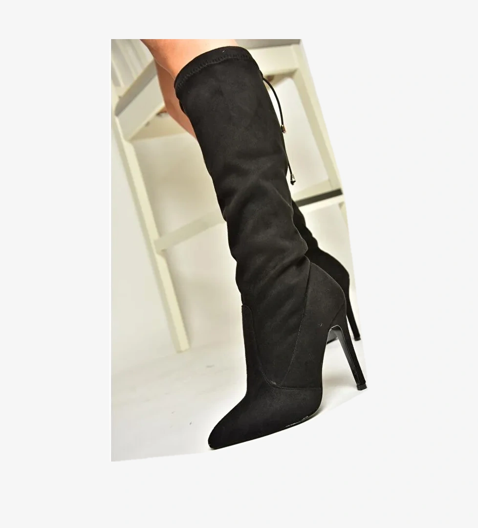 T7525395 Siyah Kadın Çizme - Görsel 1