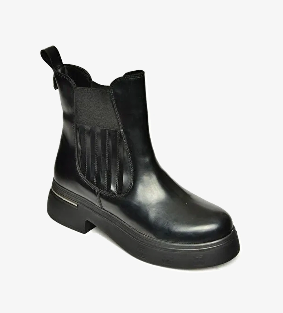 T9963340 Siyah Kadın Bot - Görsel 1