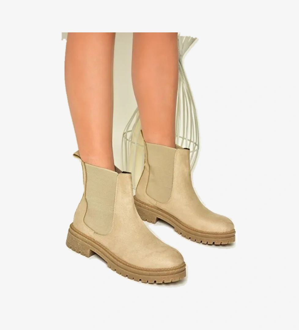 T7269237 Bej Kadın Bot - Görsel 1