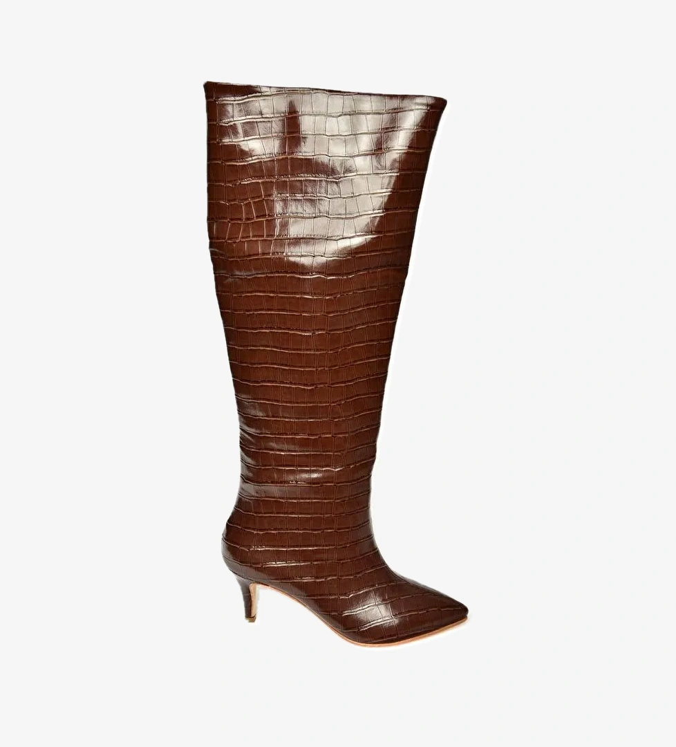 N7492040 Kahverengi Kadın Çizme