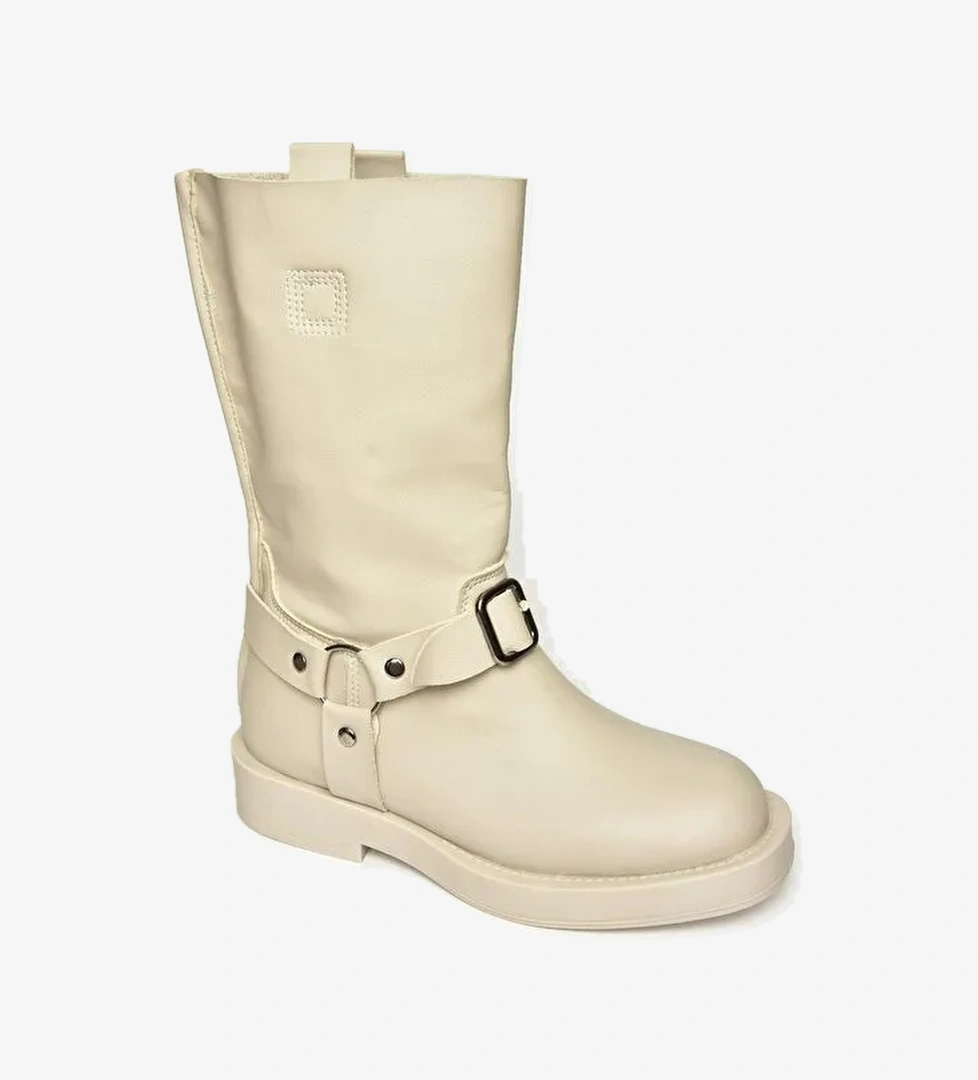 T9735303 Bej Kadın Bot - Görsel 1