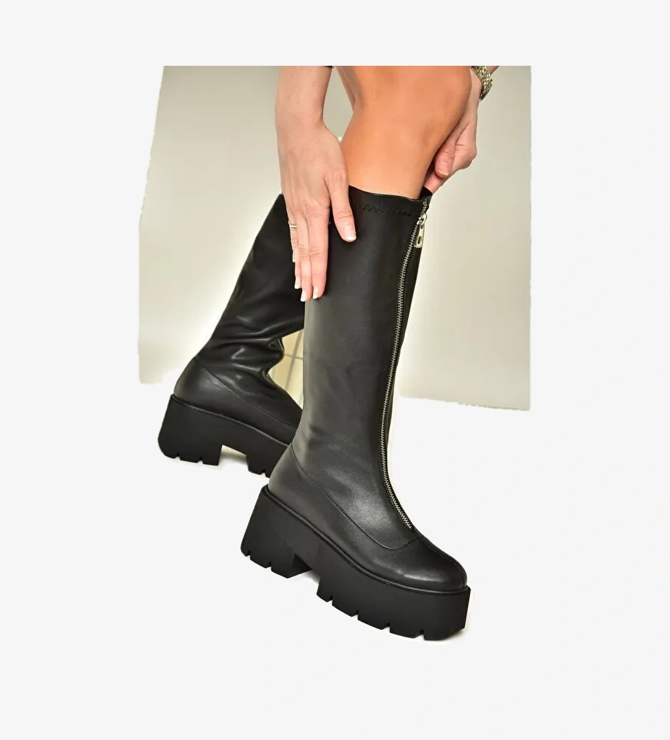 T2729030 Siyah Kadın Çizme - Görsel 1