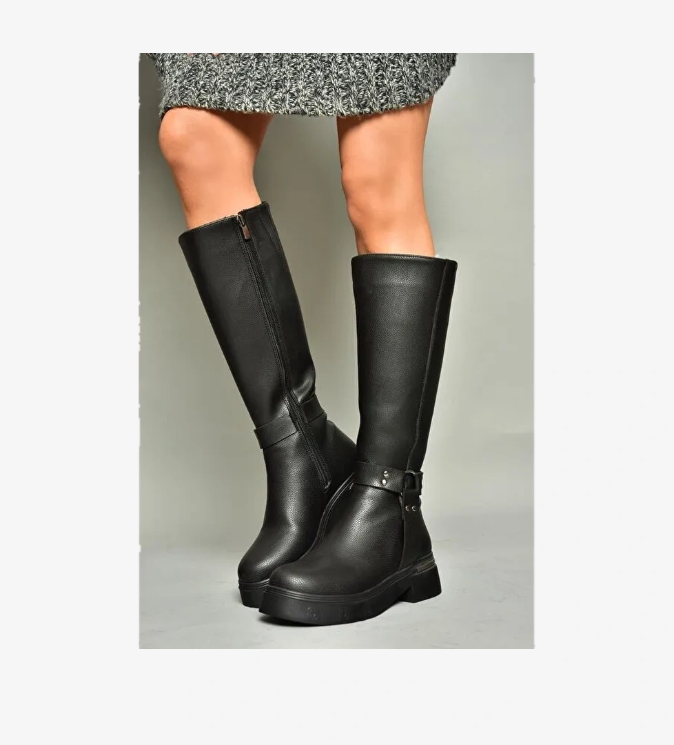 T9966630 Siyah Kadın Çizme