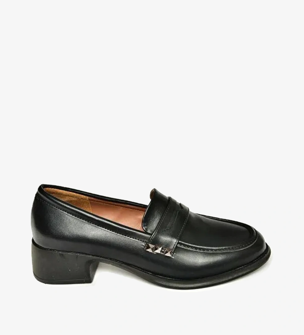 T8201003 Siyah Kadın Ayakkabı - Görsel 1