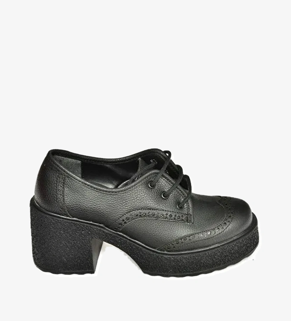 T9961570 Siyah Kadın Topuklu Ayakkabı