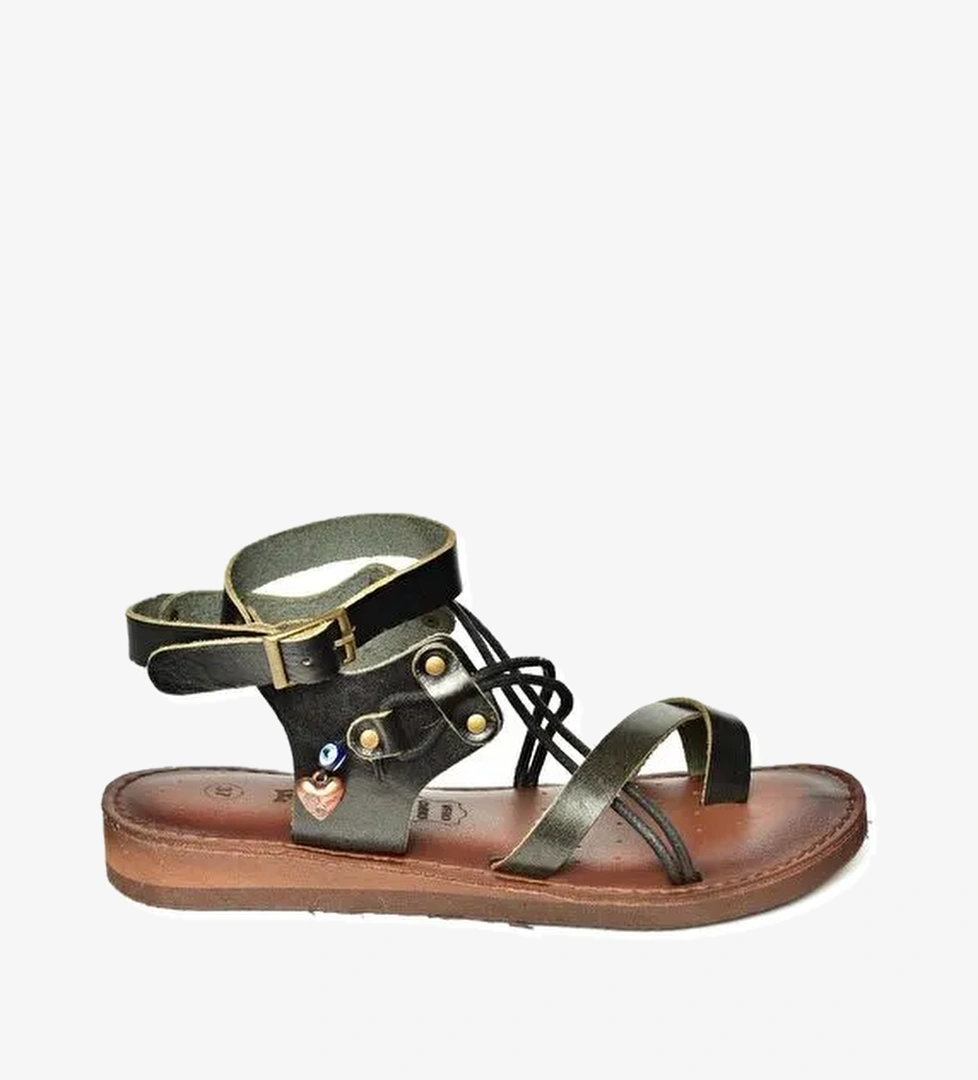 S3747815 Siyah Kadın Sandalet