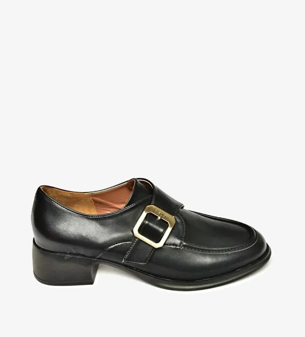 T8206101 Siyah Kadın Topuklu Ayakkabı - Görsel 1