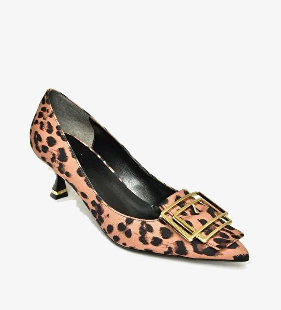 Taba Kadın Topuklu Ayakkabı