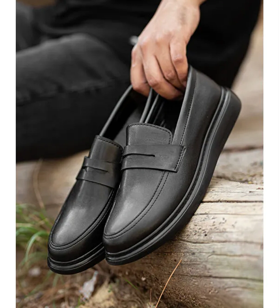 D873 Günlük Ortopedik Erkek Klasik Ayakkabı - Görsel 1