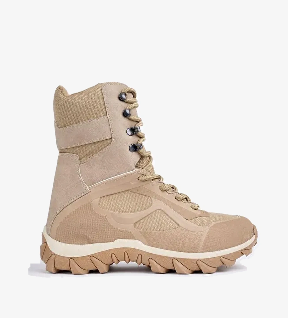 LOVAX Tactical Askeri Fermuarlı ve Bağcıklı Postal Çöl Botu - Görsel 1