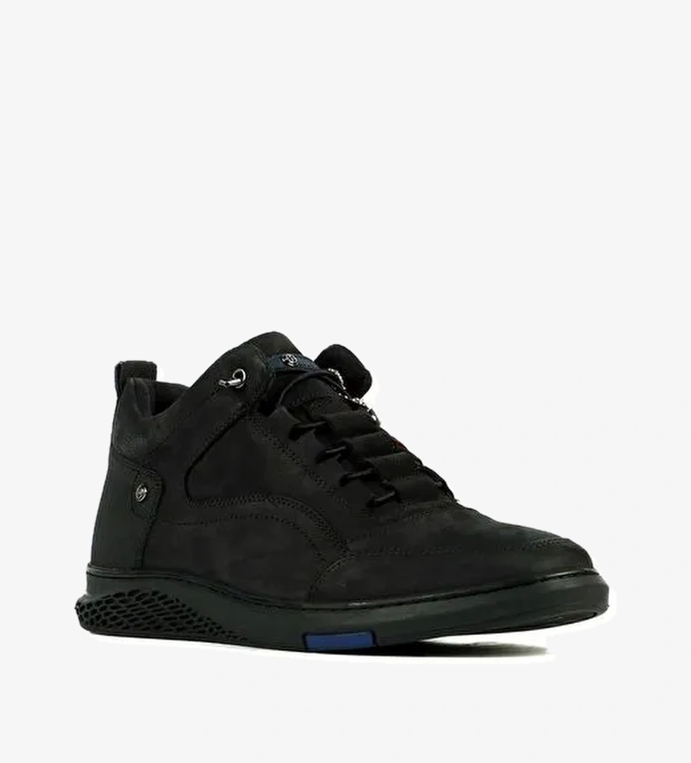 Macon Hakiki Deri Siyah Torje Outdoor Erkek Bot - Görsel 1