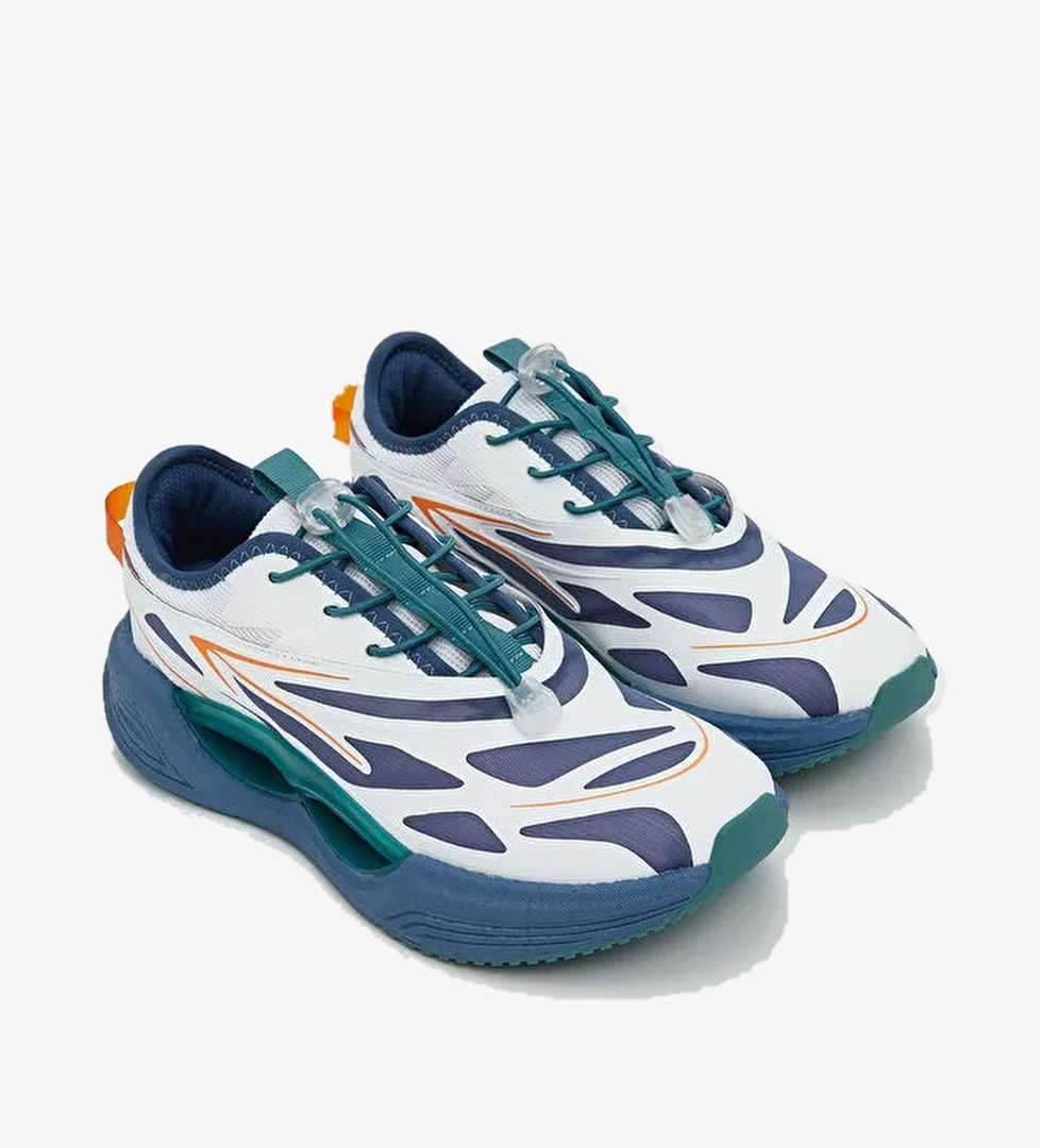 Bağcıklı Kalın Tabanlı Erkek Spor Ayakkabı - Görsel 1