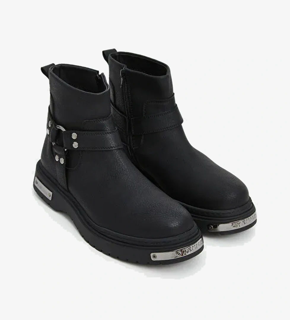 Chekich Deri Görünümlü Erkek Biker Bot model görseli