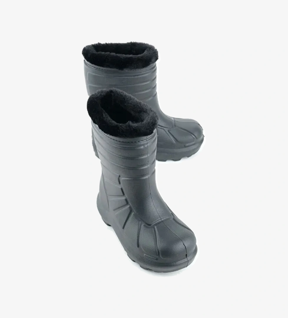 Erkek Çocuk Kışlık Eva İçi Sıcak Astarlı Rahat Taban Yağmur Bot Çizme - Görsel 1