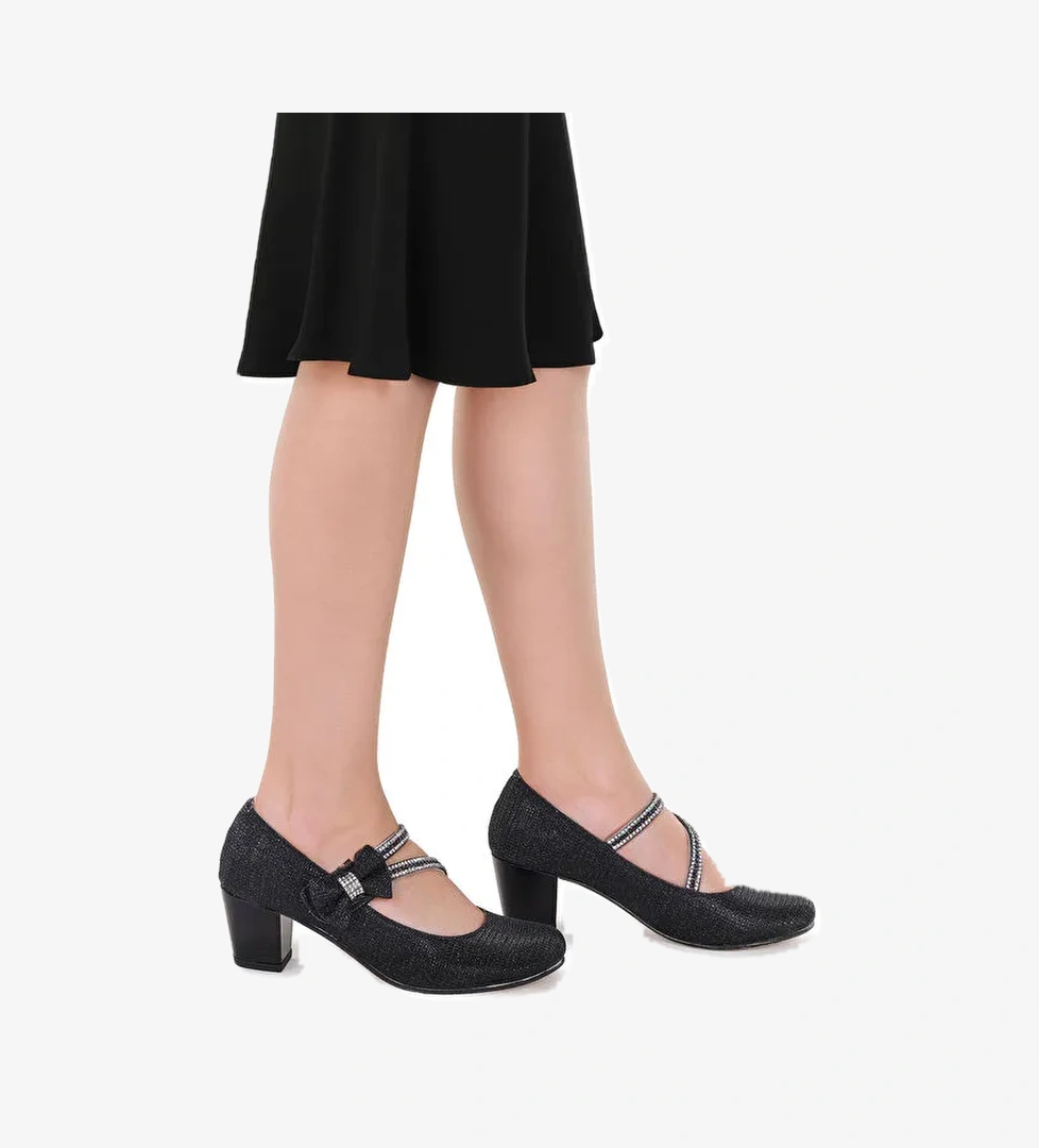 Aisha Çupra Günlük Kız Çocuk 4 Cm Topuklu Abiye Ayakkabı