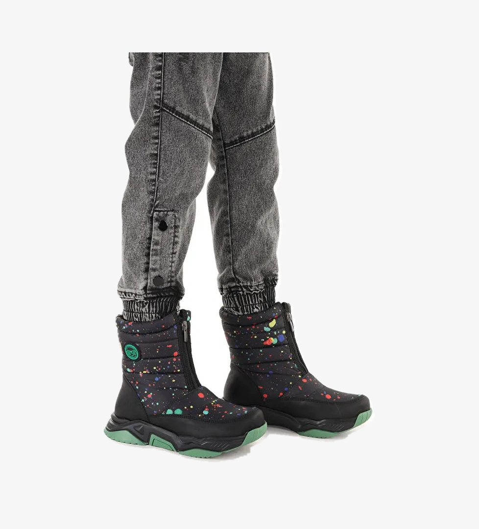 Mars Fermuarlı Erkek Çocuk Kar Botu