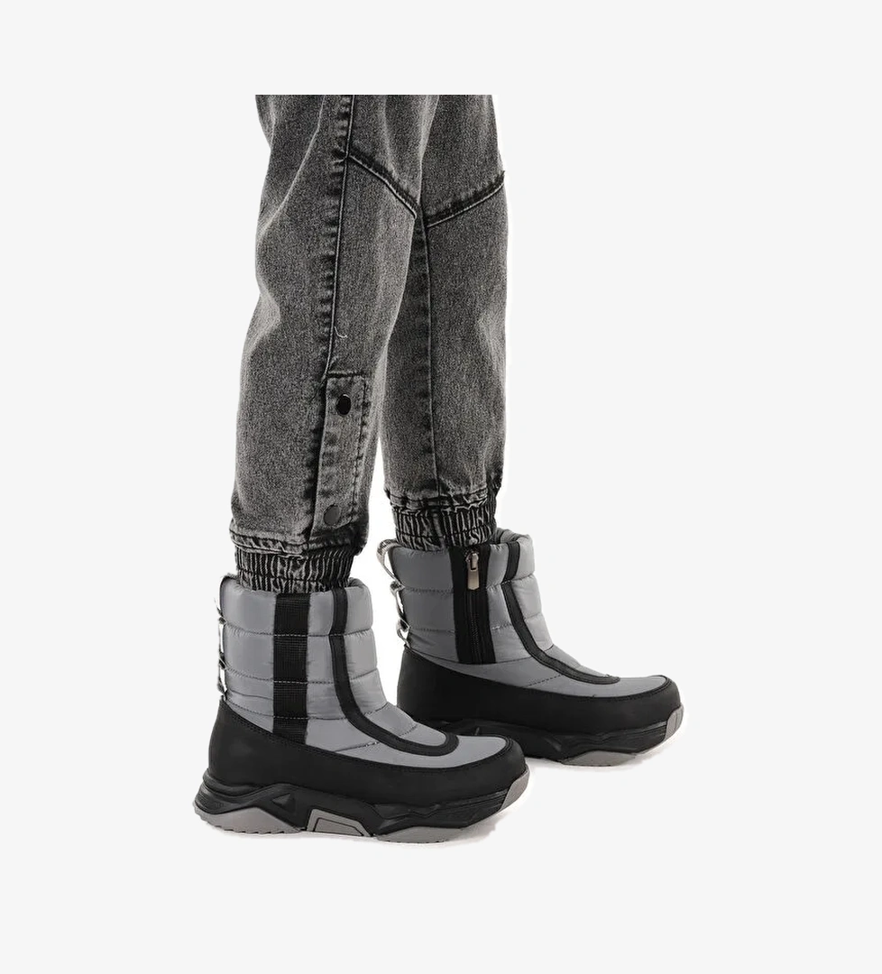 Pablo Fermuarlı Erkek Çocuk Kar Botu - Görsel 1