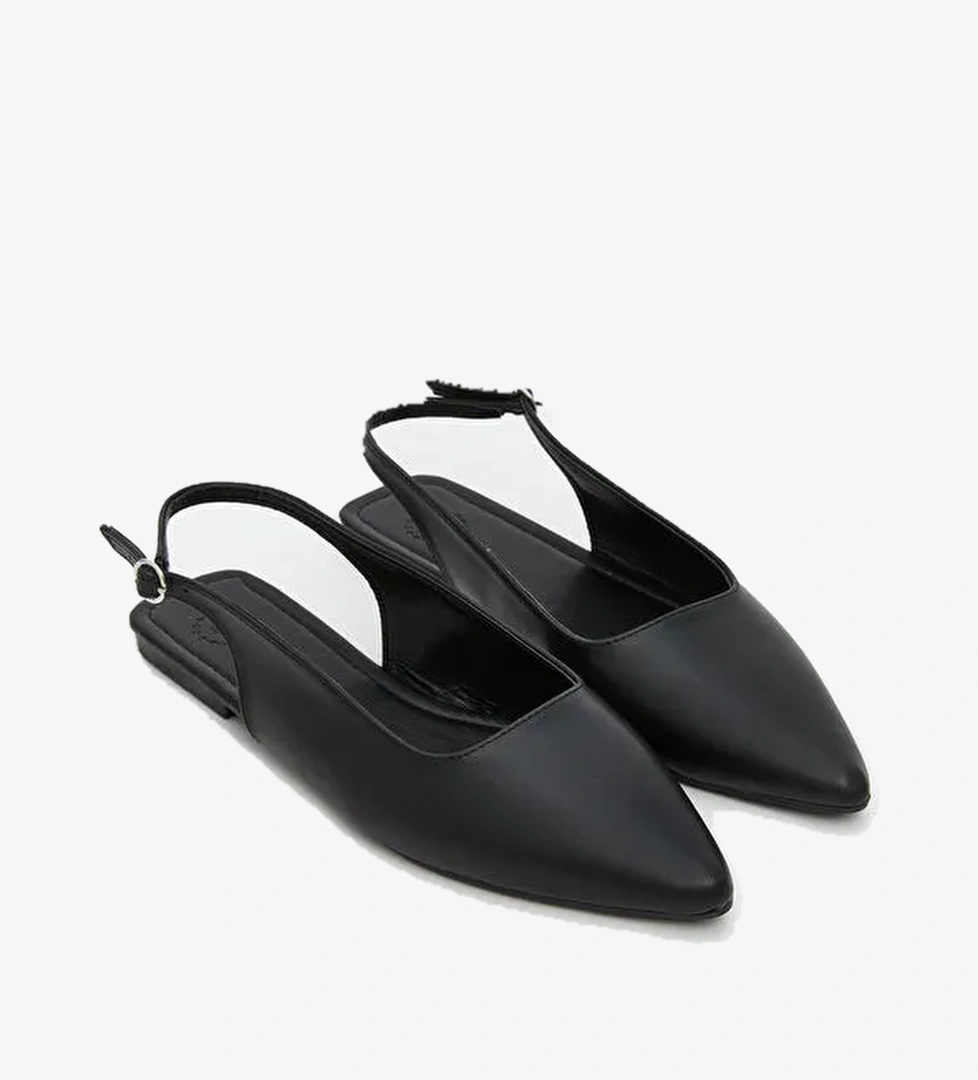 Lcw Steps Beyaz Lcw Steps Sivri Burun Kadın Babet