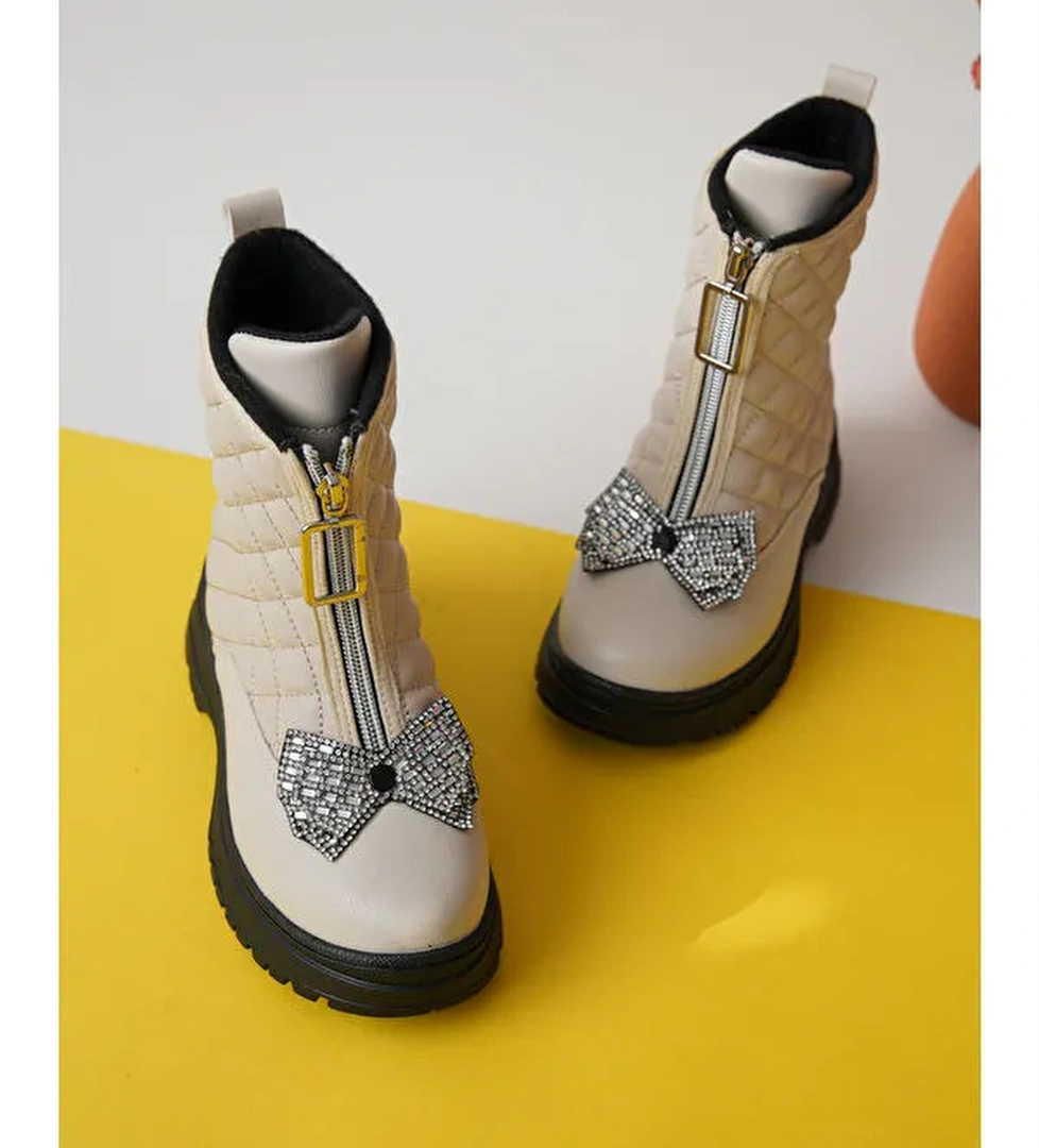 D083 Günlük Ortopedik Kız Çocuk Soğuk Geçirmez Bot