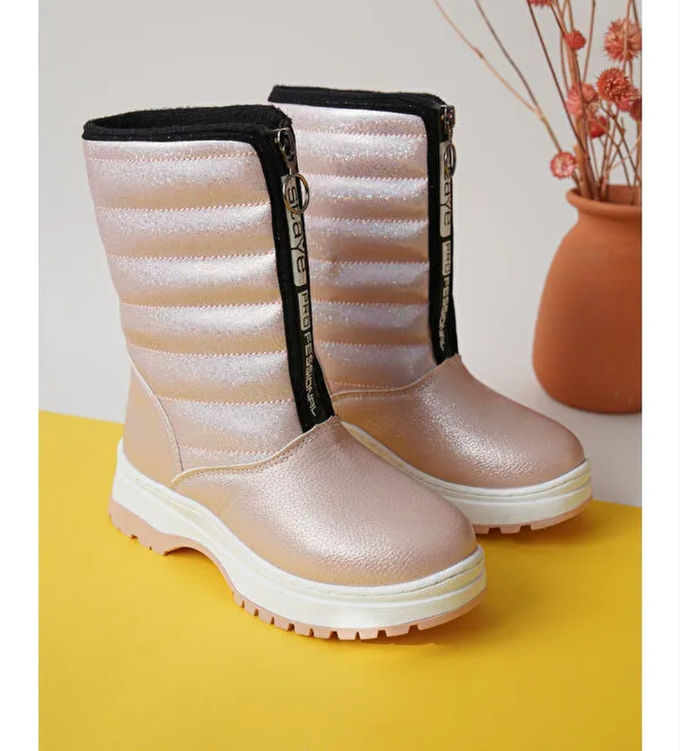 D078 Günlük Ortopedik Kız Çocuk Soğuk Geçirmez Bot