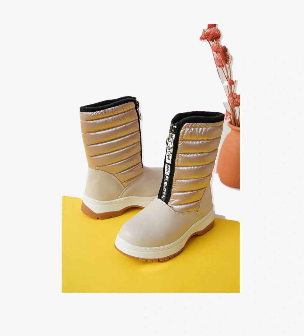 D078 Günlük Ortopedik Kız Çocuk Soğuk Geçirmez Bot