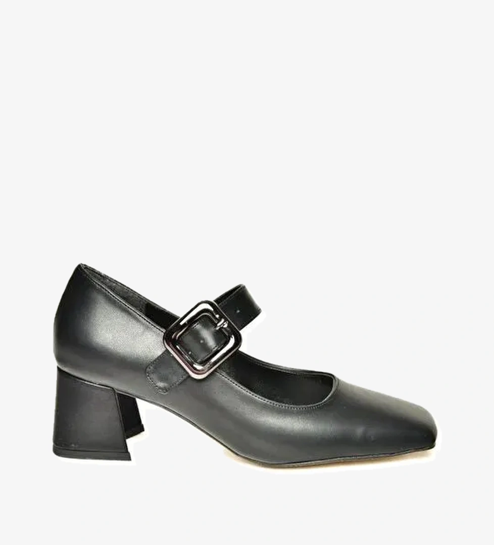 Fox Shoes T5696132 Siyah Kadın Topuklu Ayakkabı model görseli