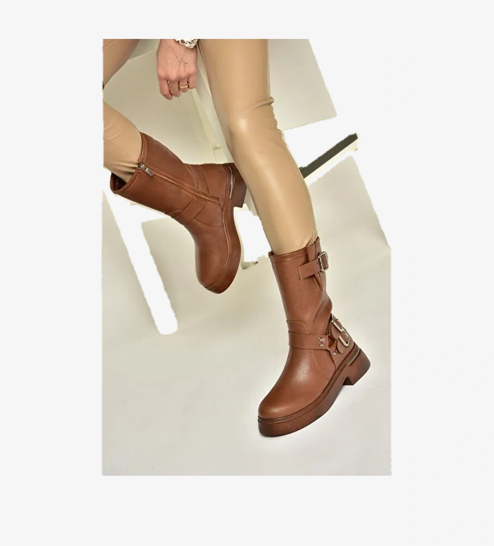 Fox Shoes T9963330 Taba Kadın Bot model görseli