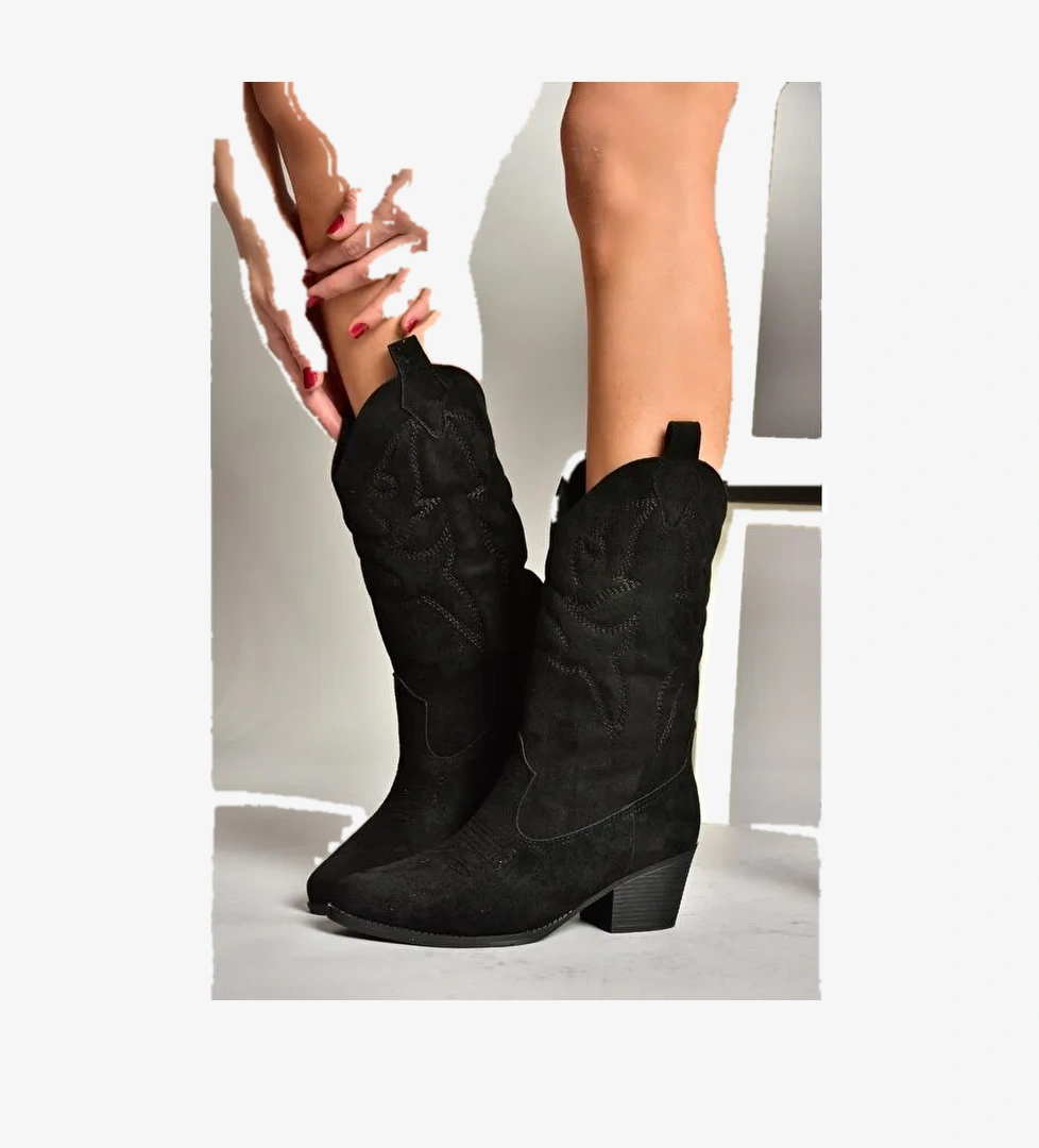 T8200887 Siyah Kadın Çizme