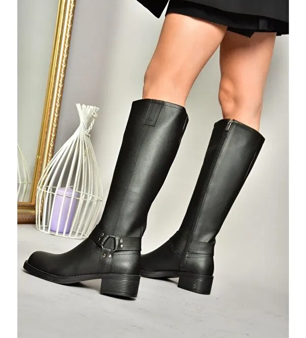 T4045500 Siyah Kadın Çizme - Görsel 1