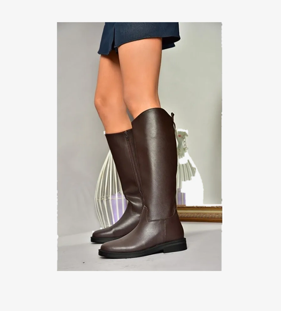 T6540006 Kahverengi Kadın Çizme