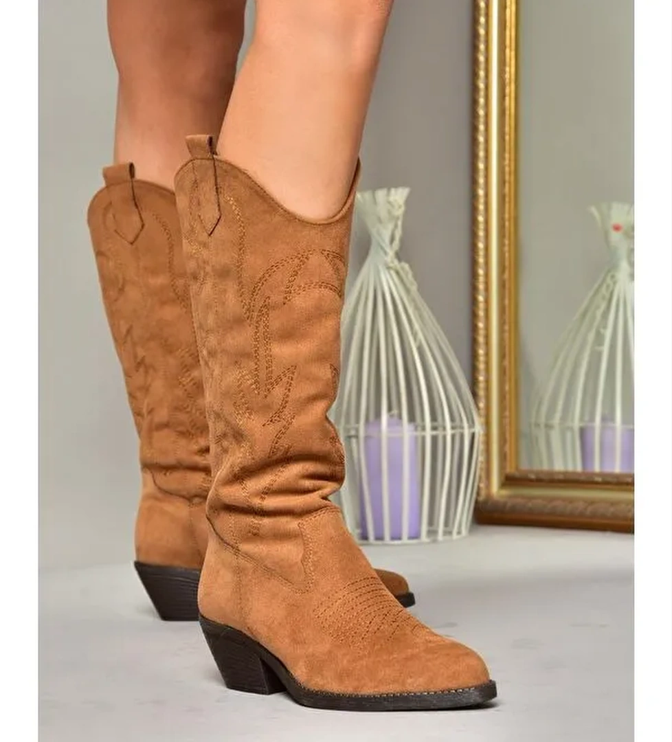 T4044012 Taba Kadın Çizme