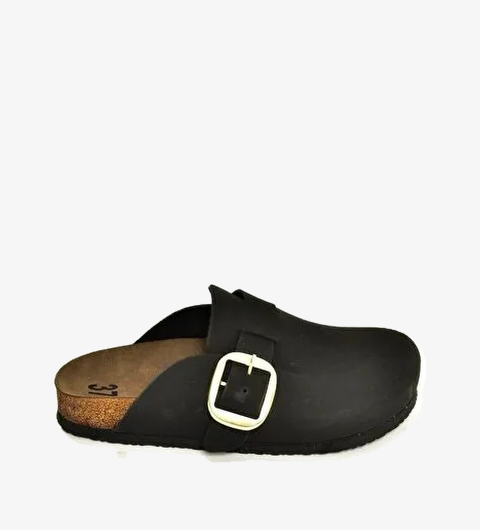 T7775890 Siyah Kadın Terlik - Görsel 1