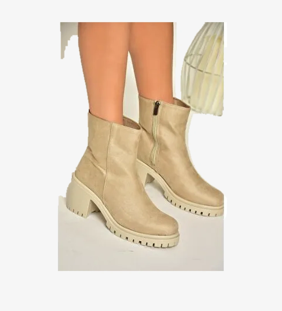 T7269111 Bej Kadın Bot - Görsel 1