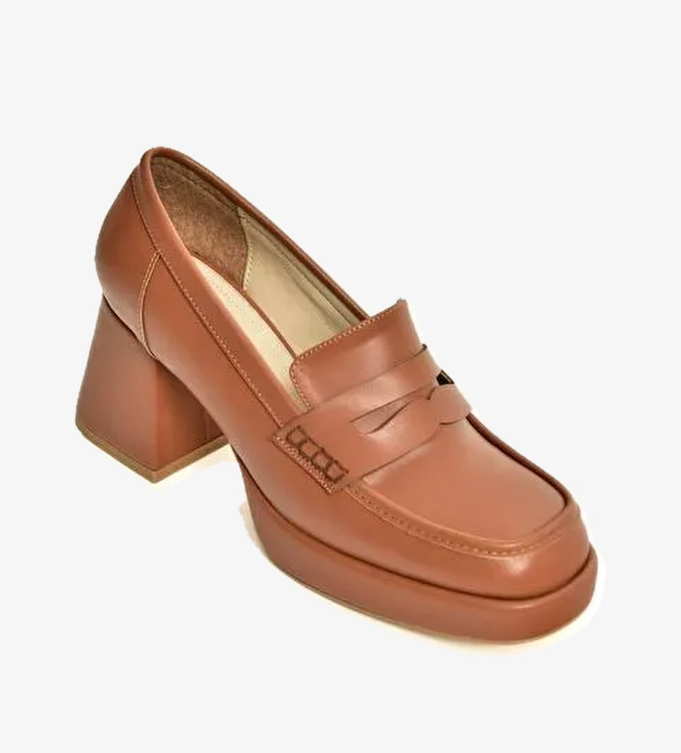 T5690137 Taba Kadın Topuklu Ayakkabı