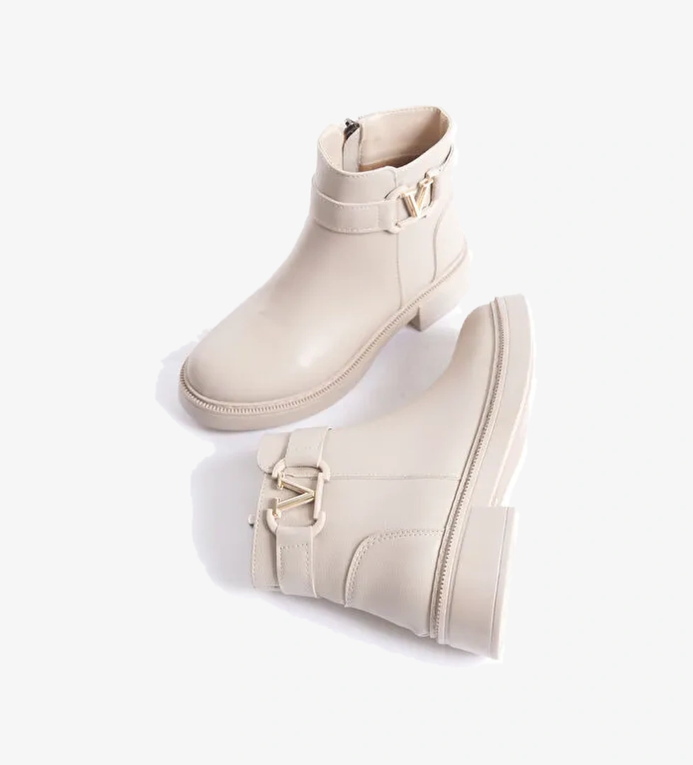 D802 Kadın Yanı Tokalı Ortopedik Soğuk Geçirmez Bot - Görsel 1