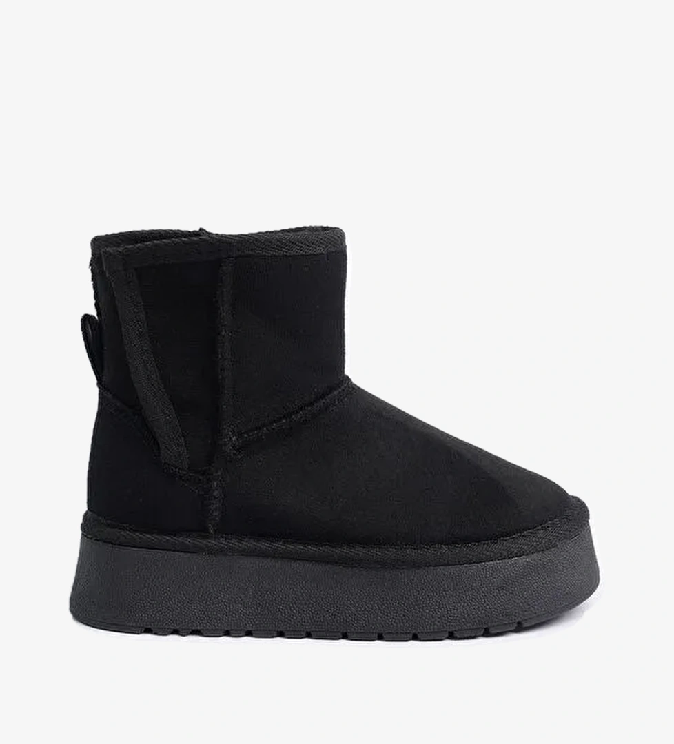 MİXS Kalın Taban İçi Tüylü Cırtlı Günlük Mini Çocuk Bot - Görsel 1