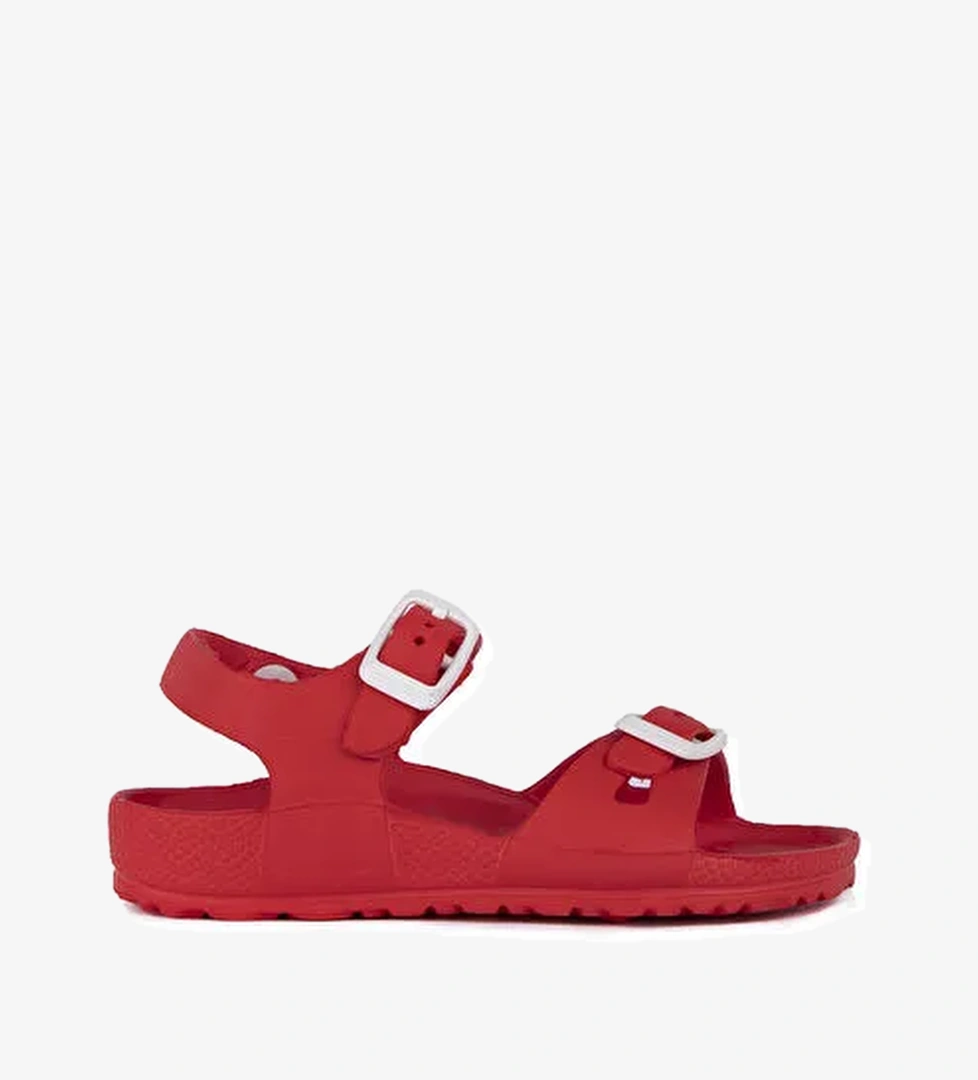 ESM.001.001.F Erkek Çocuk Kırmızı Terlik - Görsel 1