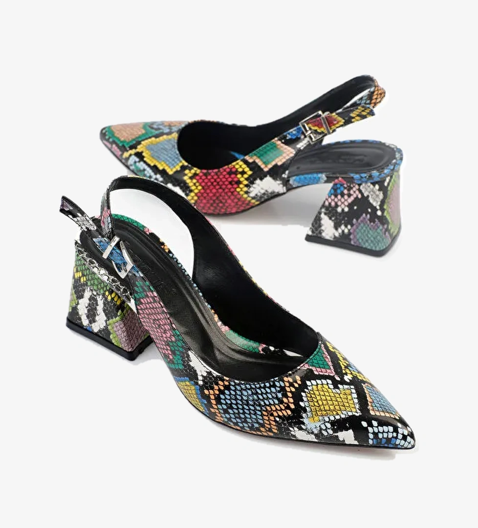 Yumuşak Pedli Taban Kadın Topuklu ayakkabı - Görsel 1