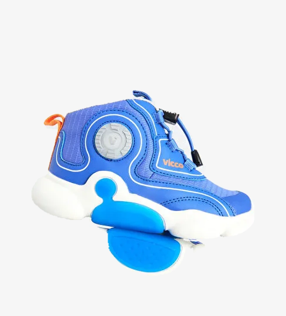 Vento Işıklı Erkek Bebek Saks Mavi Bot - Görsel 1