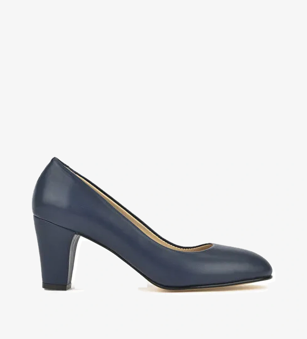 Ziya Ayakkabi Bej Ziya Ayakkabi Hakiki Kadın Deri Topuklu 1431030Z25014