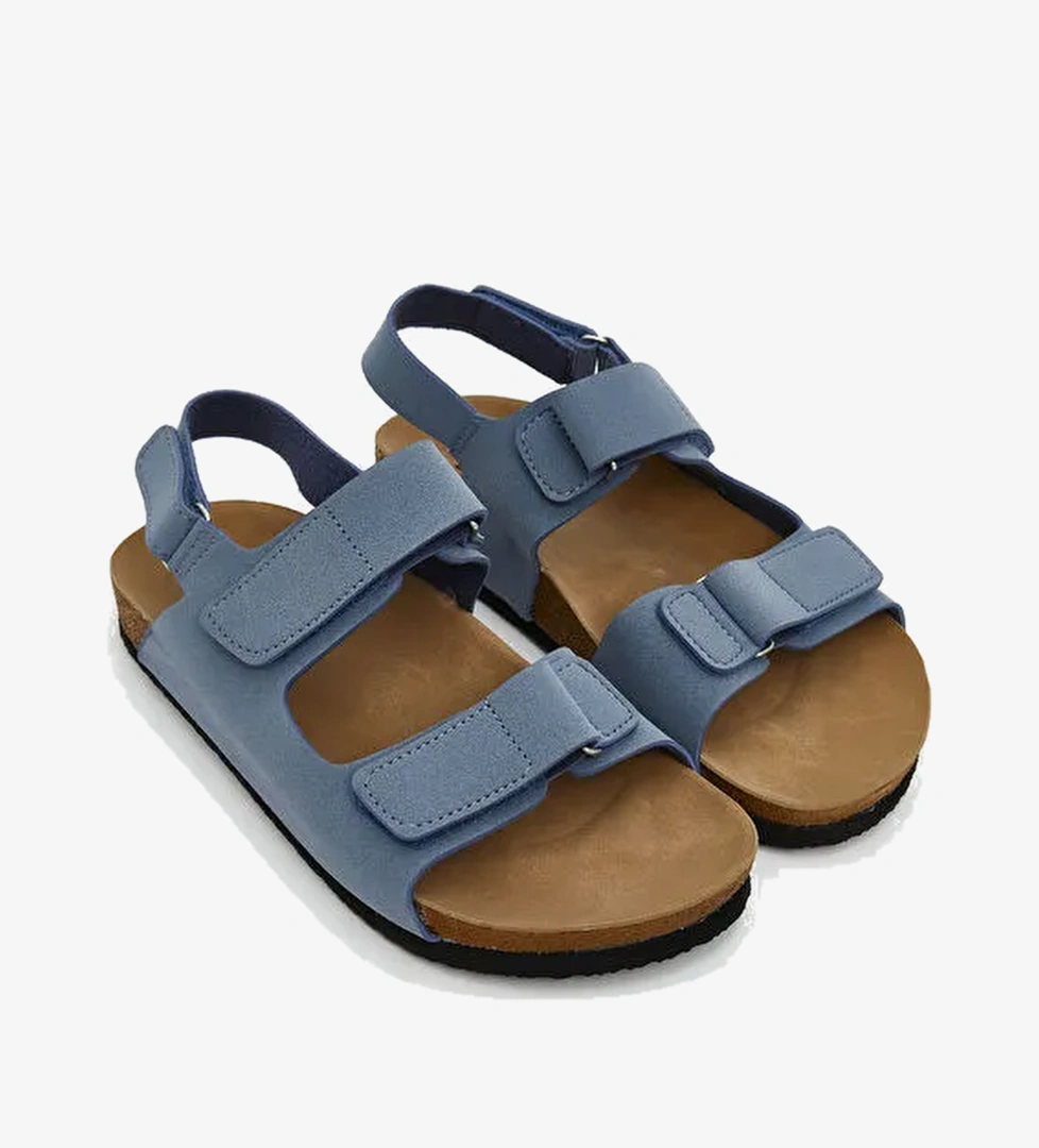 Lcw Steps Bej Lcw Steps Süet Görünümlü Erkek Çocuk Sandalet