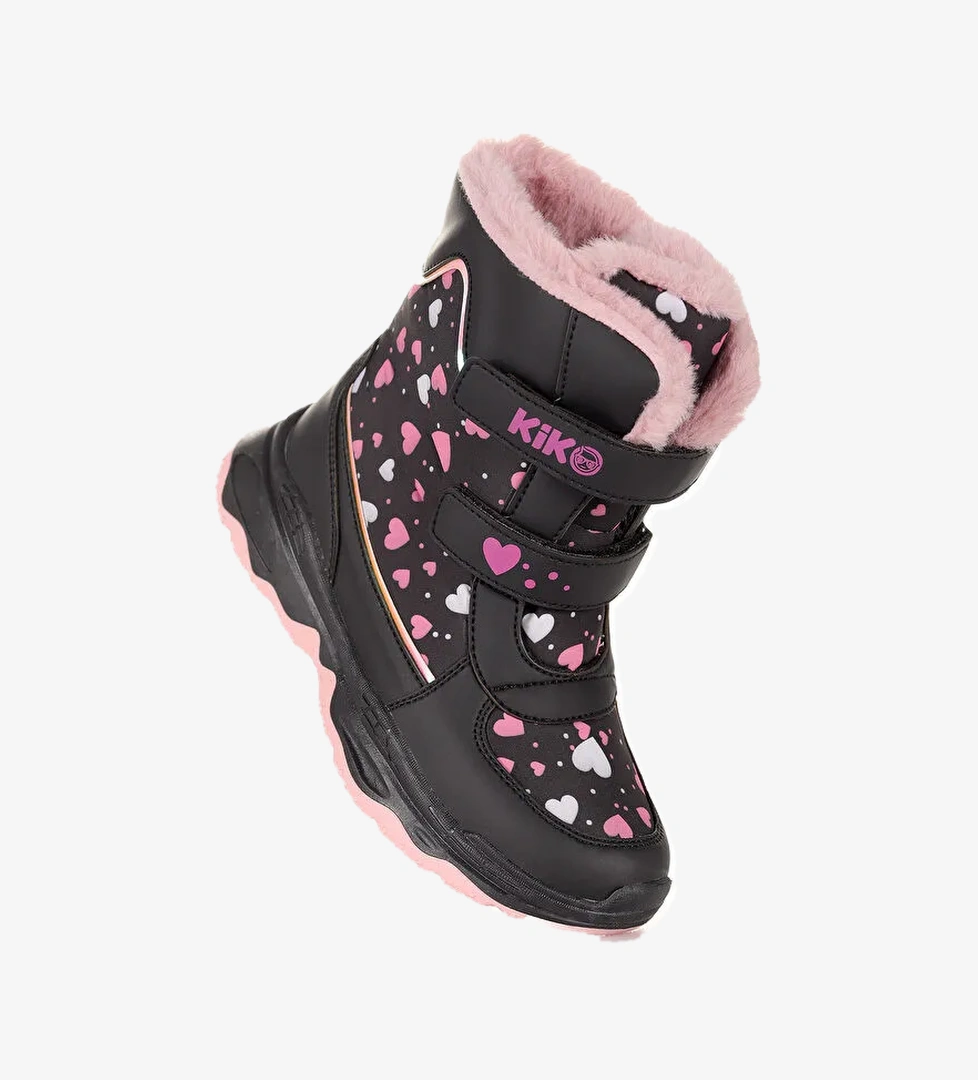 Kartanesi Cırtlı Kız Çocuk Kar Bot Soğuk Suya Dayanıklı