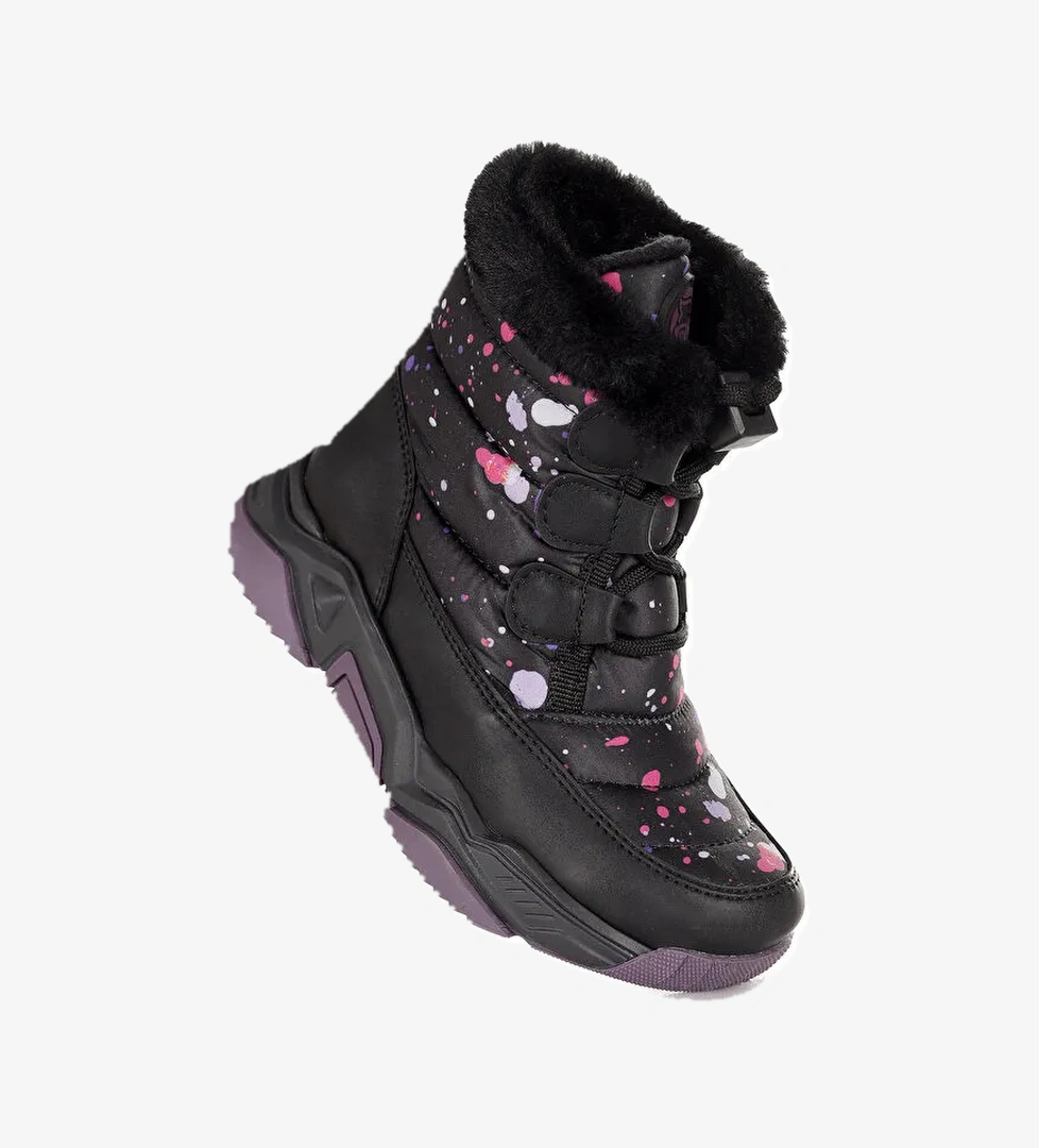 Bambu Bağcıklı Kız Çocuk Kar Botu