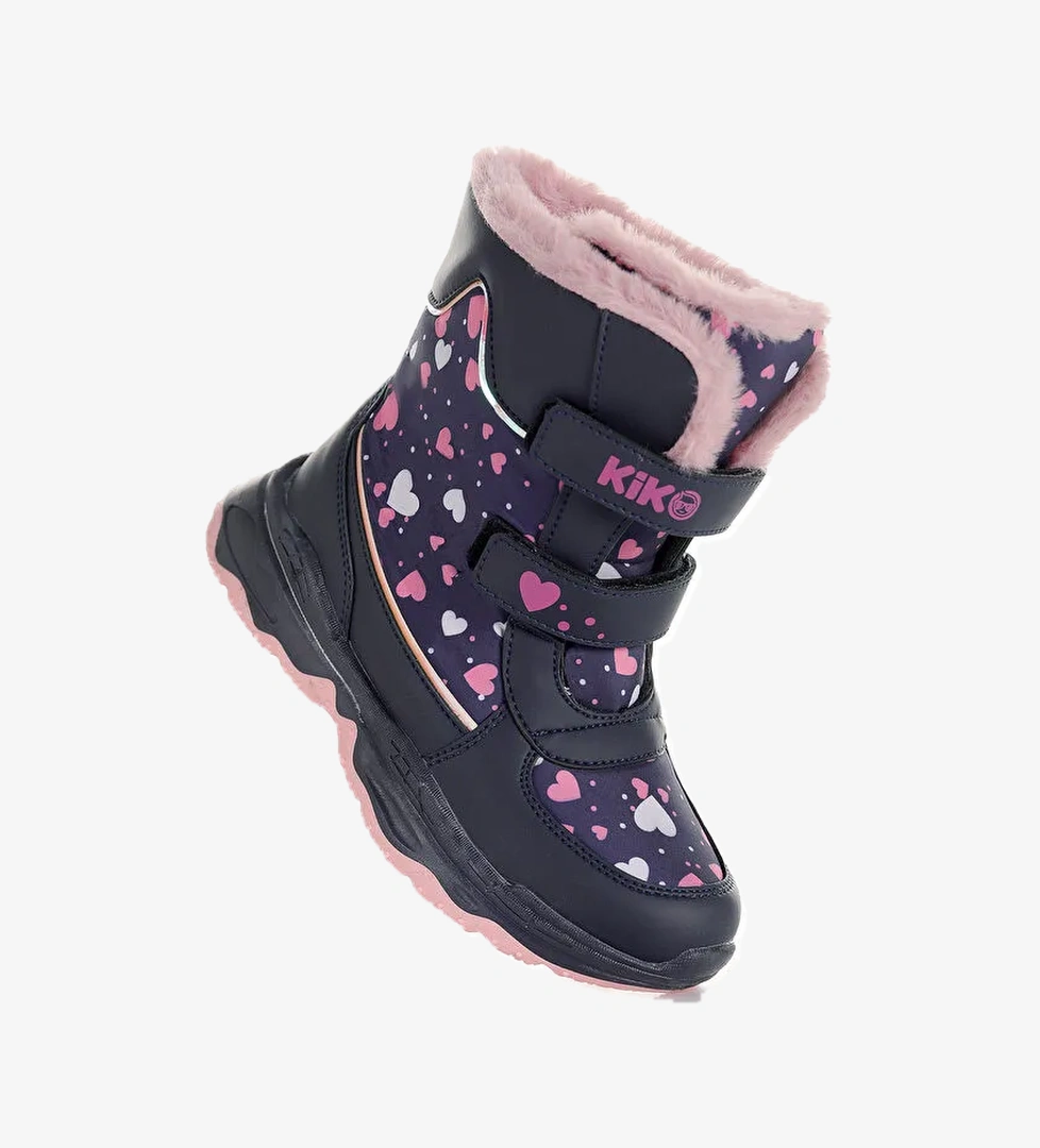 Kartanesi Cırtlı Kız Çocuk Kar Bot Soğuk Suya Dayanıklı - Görsel 1