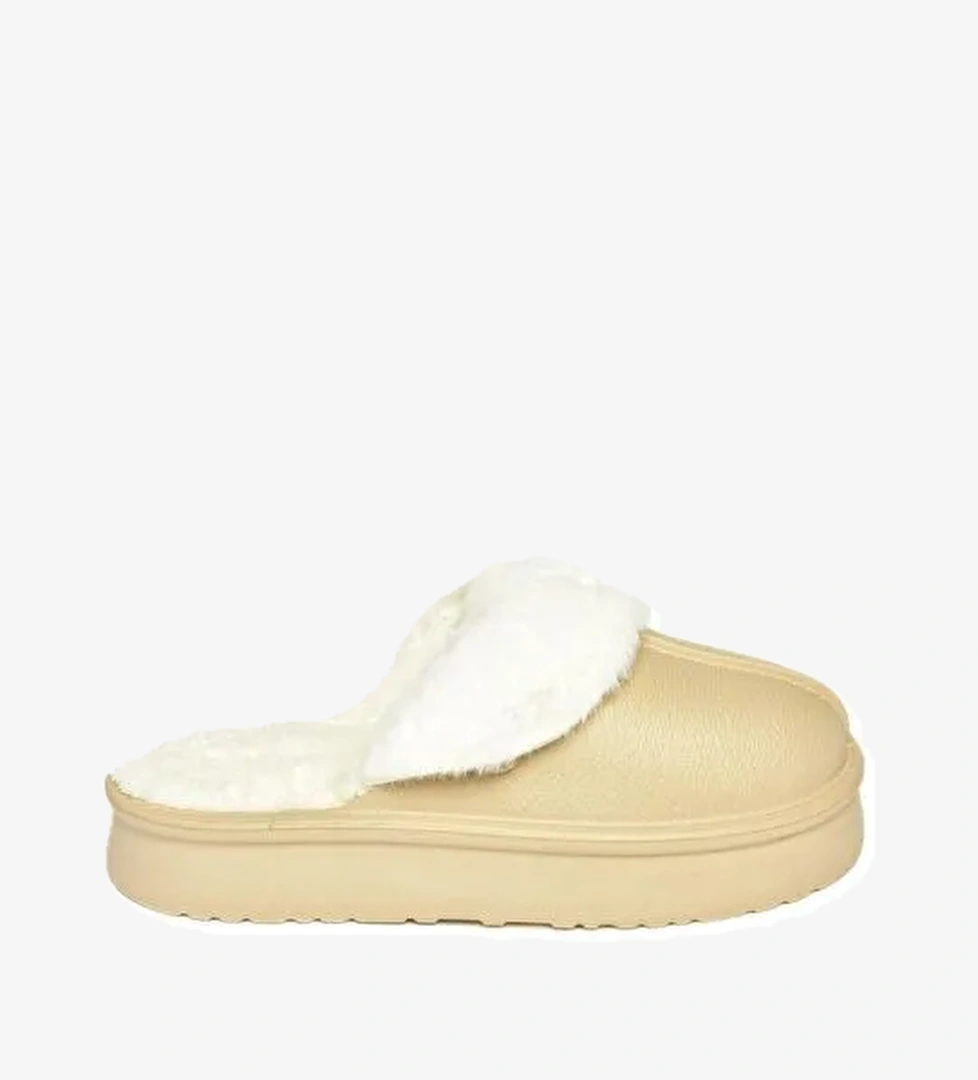 T918264209 Bej Kadın Terlik - Görsel 1